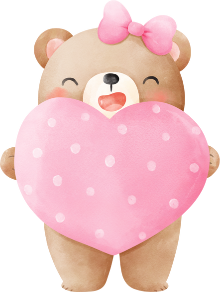 Little bear Nursery girl baby